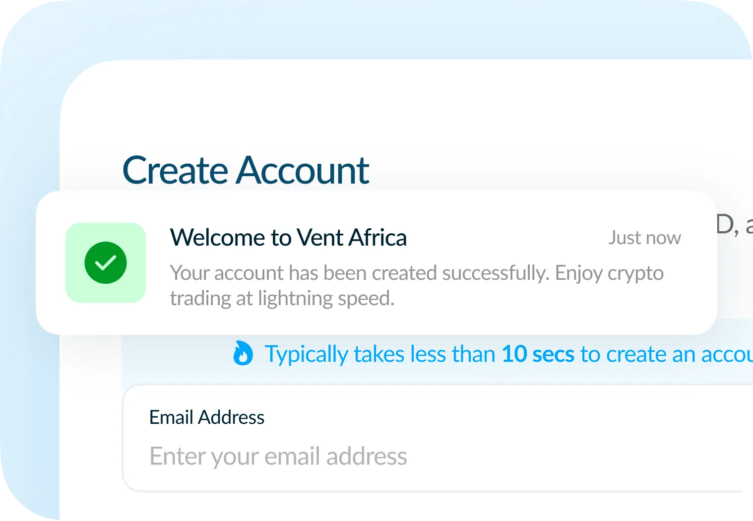 Create Your Vent Account